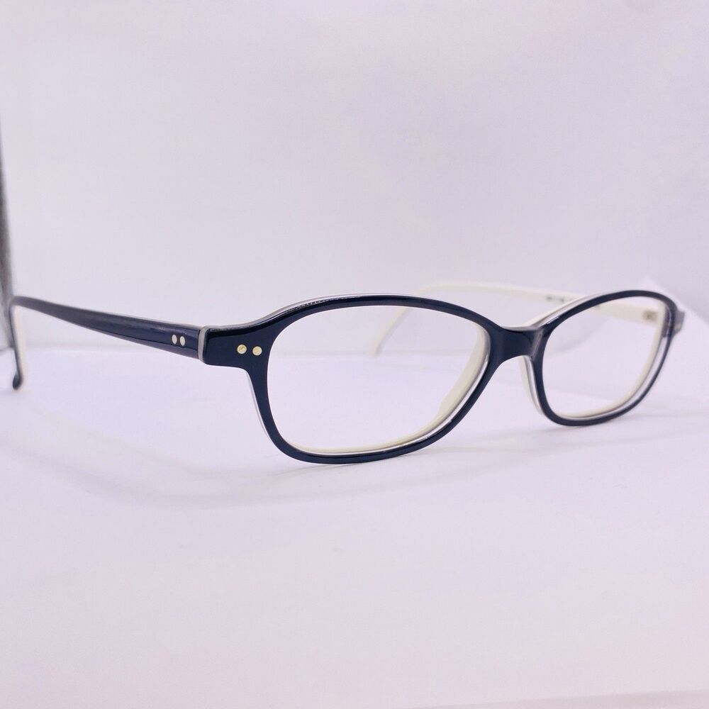 See Eyeglasses Frames Authentic France 1099 Col 51 Black White 50-18-140